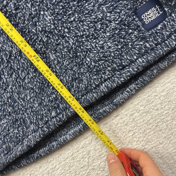 Y2K O’Neill Women’s XXL Sherpa Chunky Polar Fleece Jacket Shawl Neck Ski Winter - Picture 9 of 14